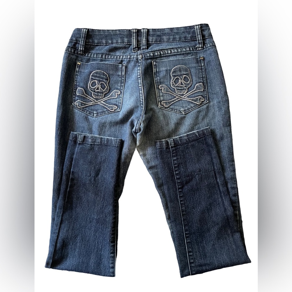 Royal Bones Jeans Size 3 with Skull Pockets☠️